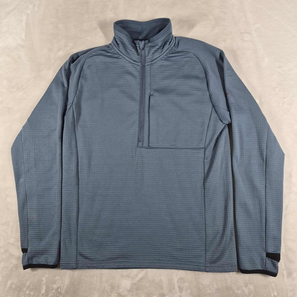 Florence Marine X Off-Grid Fleece Half Zip Jacket Men's Small Blue‎ Comfort